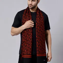 Alvaro Castagnino Patterned Woollen Muffler-image-96