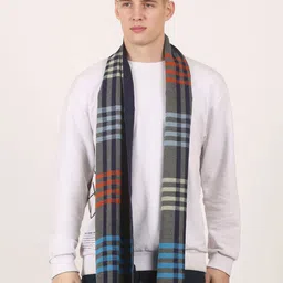 Calvadoss Men Checked Acrylic Mufflers-image-55