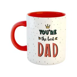 ARTBUG Red Printed Ceramic Glossy Mug-22
