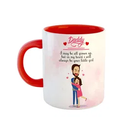 ARTBUG Red Printed Ceramic Glossy Mug-36