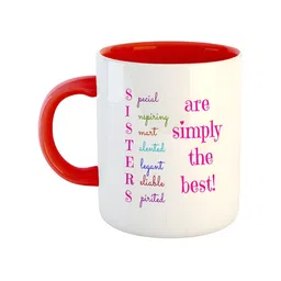 ARTBUG Red Printed Ceramic Glossy Mug-picture-52