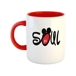ARTBUG Red Printed Ceramic Glossy Mug 350 ml-19