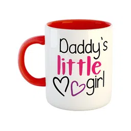 ARTBUG Red Daddy's Little Girl Printed Ceramic Glossy Mugs 350 ml-picture-26