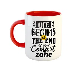 ARTBUG Red Printed Ceramic Glossy Mugs-19
