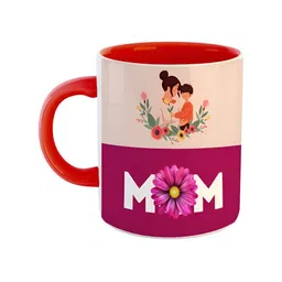 ARTBUG Red Printed Ceramic Glossy Mug-30