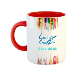 ARTBUG Red & White Dishwasher Safe Printed Ceramic Glossy Mug-45