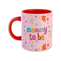ARTBUG Red & ink Dishwasher Safe Printed Ceramic Glossy Mug-47