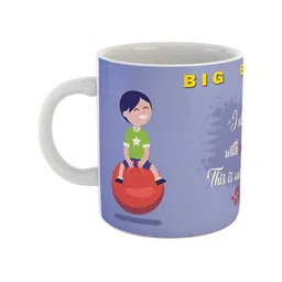 ARTBUG White & White Printed Ceramic Glossy Core Set of Cups and Mugs-39