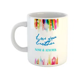 ARTBUG White & White Printed Ceramic Glossy Core Set of Cups and Mugs-image-72