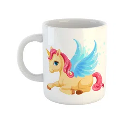 ARTBUG White & White Printed Ceramic Glossy Core Set of Cups and Mugs-picture-22