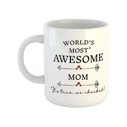 ARTBUG White & White Printed Ceramic Glossy Core Set of Cups and Mugs-picture-32