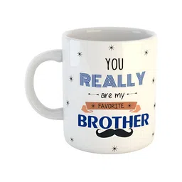 ARTBUG White & White Printed Ceramic Glossy Core Set of Cups and Mugs-picture-22