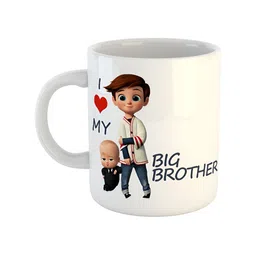 ARTBUG White & White Printed Ceramic Glossy Core Set of Cups and Mugs-picture-10