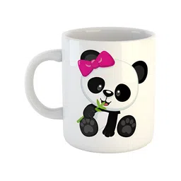 ARTBUG White & White Printed Ceramic Glossy Core Set of Cups and Mugs-picture-11
