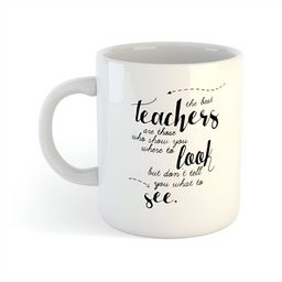 ARTBUG White & White Printed Ceramic Glossy Core Set of Cups and Mugs-image-86