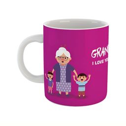 ARTBUG White & White Printed Ceramic Glossy Core Set of Cups and Mugs-image-78