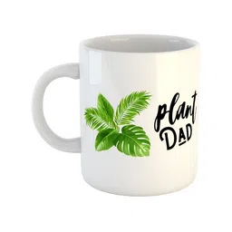 ARTBUG White & White Printed Ceramic Glossy Core Set of Cups and Mugs-picture-49