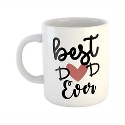 ARTBUG White & White Printed Ceramic Glossy Core Set of Cups and Mugs-picture-55