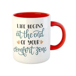 ARTBUG Red Printed Ceramic Glossy Mug 350 ml image 5