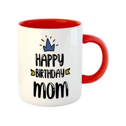 ARTBUG Red Printed Ceramic Glossy Mug 350 ml image 2