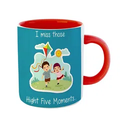 ARTBUG Red Printed Ceramic Glossy Mug 350 ml image 4