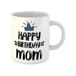 ARTBUG White & White Printed Ceramic Glossy Core Set of Cups and Mugs image 5