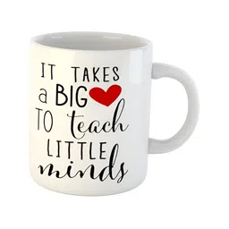ARTBUG White & White Printed Ceramic Glossy Core Set of Cups and Mugs image 5
