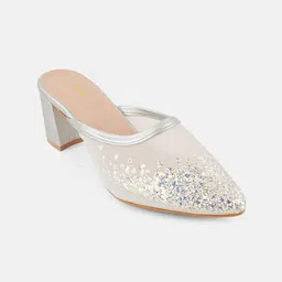 Lavie Women Embellished Block Heel Mules-picture-40