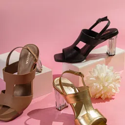 Rocia Open Toe Backstraps Block Heels-41
