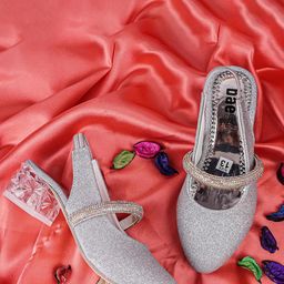BAESD Girls Embellished Round Toe Block Heeled Pumps-picture-17
