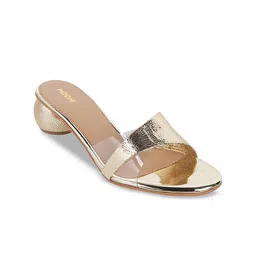 Mochi Textured Open Toe Block Heels-12