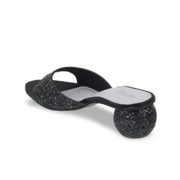 Metro Embellished Open Toe Block Heels image 3