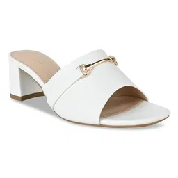 Rocia Buckled Open Toe Block Heel Mules image 2