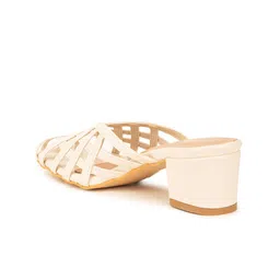 VALIOSAA Round Toe Block Mules image 5