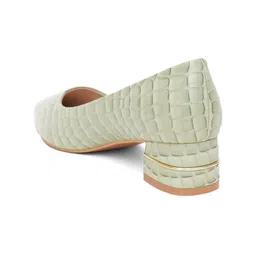 Sherrif Shoes Textured Block Mules image 2