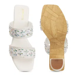Anouk Ethnic Embellished Block Heels image 4