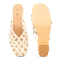 VALIOSAA Round Toe Block Mules image 3