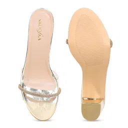 VALIOSAA Gold-Toned Block Heels image 5