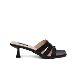 Sherrif Shoes Open Toe Block Heels image 5