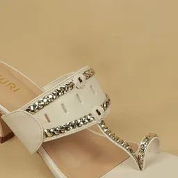 Ozuri Embellished Block Mules image 5