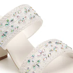 Anouk Ethnic Embellished Block Heels image 5
