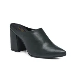 GNIST Women Pointed Toe Block Heel Mules image 3