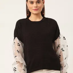 ROOTED Women Brown & Beige Pullover-picture-22