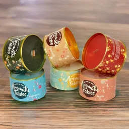 Aromatic Fables Red & Blue 6 Piece Scented Tin Jar Candles-46