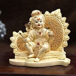 Perpetual Beige Bal Swarup Shree Ram Idol Showpiece-image-73