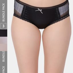 Amour Secret Pack Of 3 Mid-Rise Hipster Briefs-picture-26