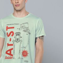 Kook N Keech Star Wars Men Green Mandalorian Printed Round Neck T-shirt-image-72