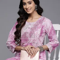 Varanga Leheriya Printed Pure Cotton Kurta-12