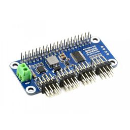 Waveshare Servo Driver HAT (B) for Raspberry Pi, 16-Channel, 12-bit, I2C-2