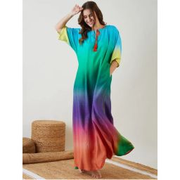 The Kaftan Company Dusk To Dawn Hued Comfort Nightdress-picture-35